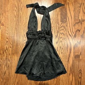 Silk Black Dress